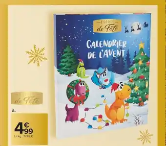 Calendrier Dinosaure Esprit de fete