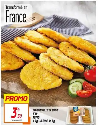 Netto Cordons Bleu de Dinde offre
