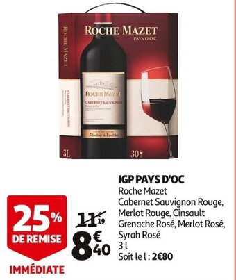 Auchan Supermarché IGP Pays d'Oc offre