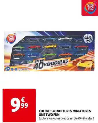 One two fun coffret 40 voitures miniatures