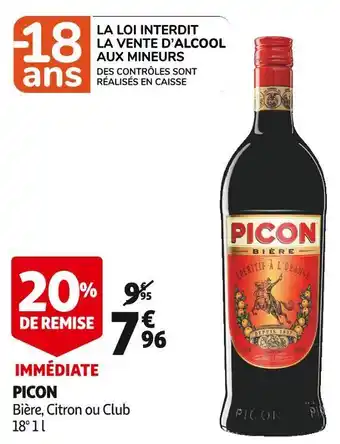 Auchan Supermarché Picon picon offre