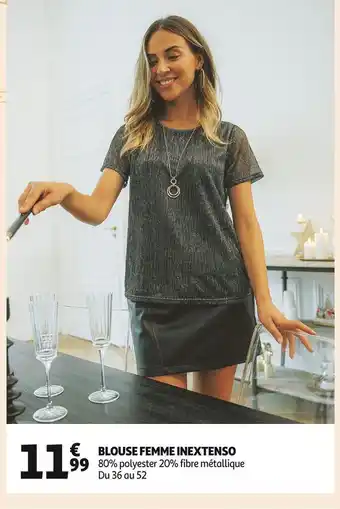 Auchan In extenso blouse femme offre