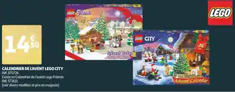 Auchan Lego calendrier de l'avent city offre