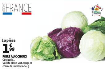 Auchan Foire aux choux offre