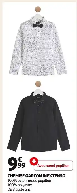 Auchan In extenso chemise garçon offre