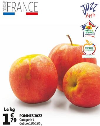 Auchan Pommes jazz offre