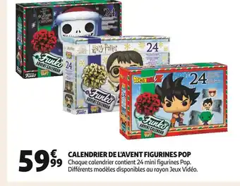 Auchan Calendrier de l'avent figurines pop offre