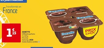 Auchan Danone danette offre