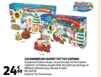 Auchan Tut tut calendrier de l'avent copains offre