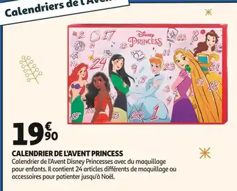 Calendrier de l'avent princess