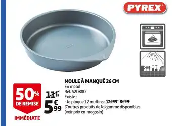 Auchan Pyrex moule à manqué 26 cm offre