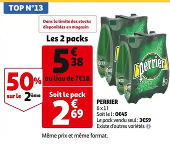Auchan Perrier perrier offre