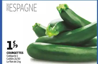 Auchan Courgettes offre