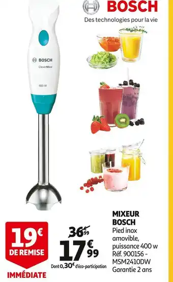 Auchan Bosch mixeur offre