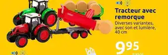 Action Tracteur avec remorque offre