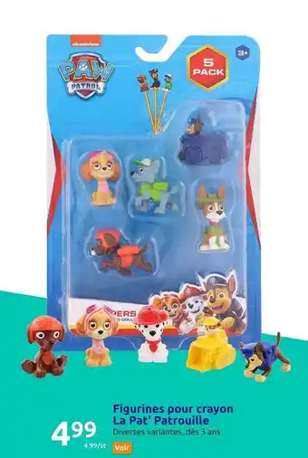 Action Figurines pour crayon la pat'patrouille offre