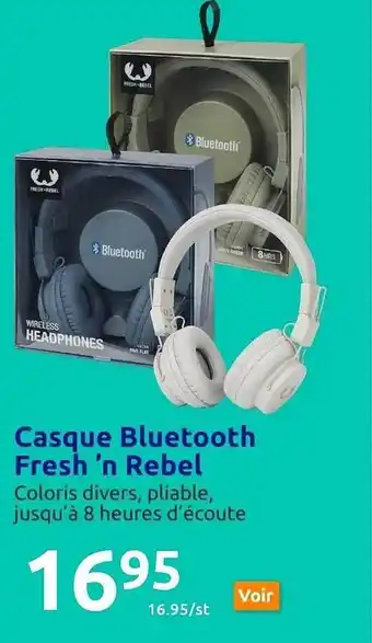 Action Casque bluetooth fresh 'n rebel offre