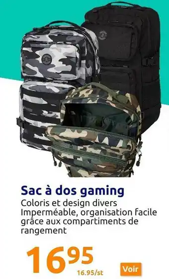 Sac à dos gaming