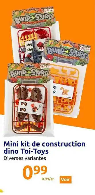 Action Mini kit de construction dino toi-toys offre