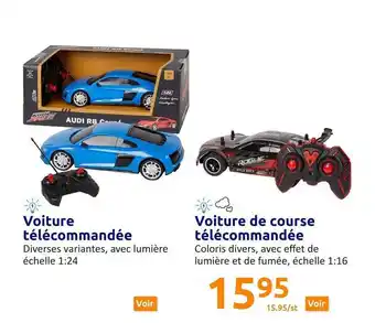 Action Voiture télécommandée, voiture de course télécommandée offre