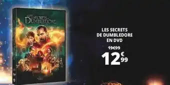 Les secrets de dumbledore en dvd