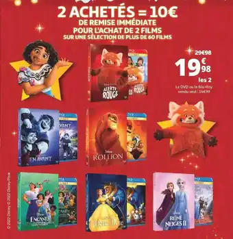 Auchan Le dvd ou le blu-ray offre