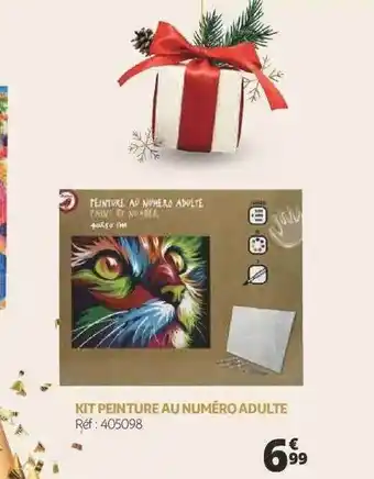 Auchan Kit peinture au numéro adulte offre
