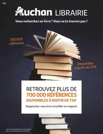 Auchan Auchan librairie offre