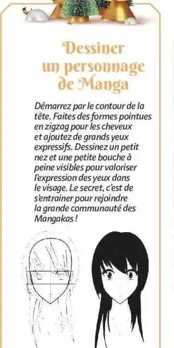 Auchan Dessiner une personnage de manga offre