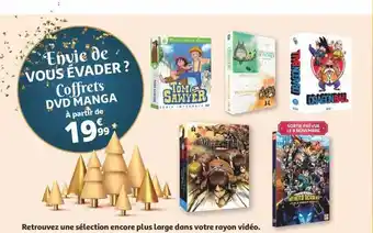 Auchan Coffrets dvd manga offre