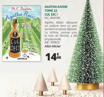 Auchan Agatha raisin tome 32 cul sec! - m.c. beaton offre