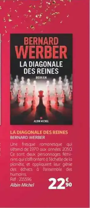 Auchan La diagonale des reines - bernard werber offre