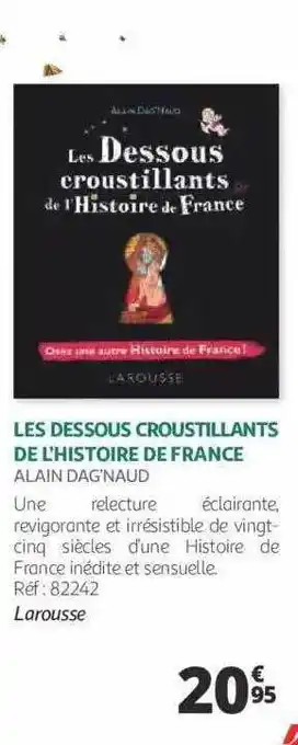 Auchan Les dessous croustillants de l'histoire de france - alain dag'naud offre
