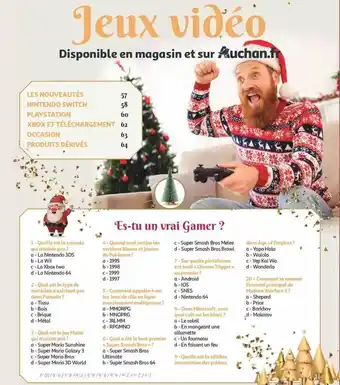 Auchan Jeux vidéo offre