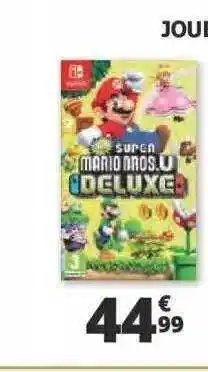 Auchan Super mario dros.u deluxe offre