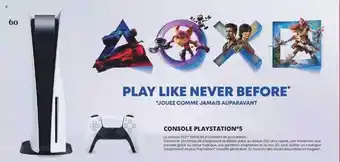 Auchan Console playstation 5 offre