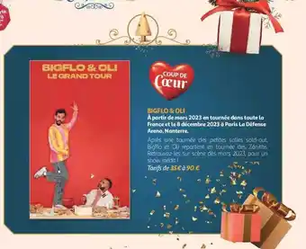Auchan Bigflo & oli le grand tour offre