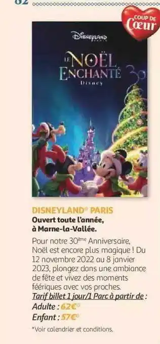 Auchan Disneyland paris offre