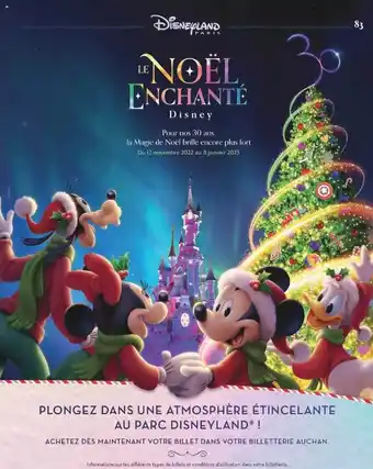Auchan Le noël enchanté disney offre