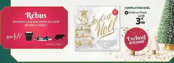 Auchan Compilation noël, vinyle offre