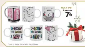 Auchan Mug k-pop offre