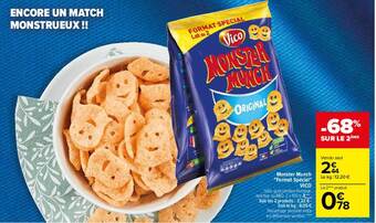 Carrefour Monster munch offre