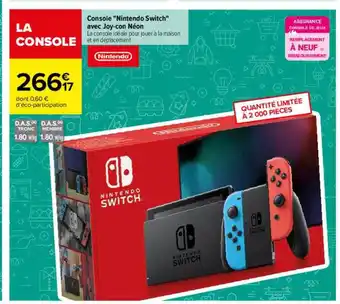 Carrefour Console offre