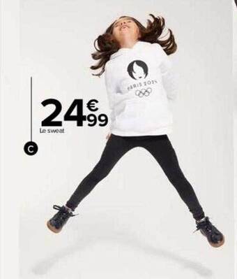Carrefour Le sweat offre