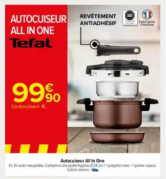 Carrefour Autocuiseur all in one tefal offre