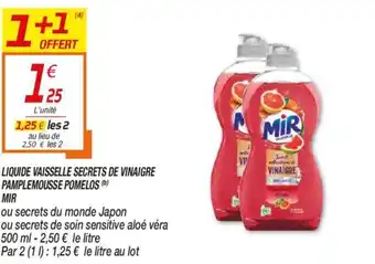 Netto Liquide Vaisselle Secrets de Vinaigre offre