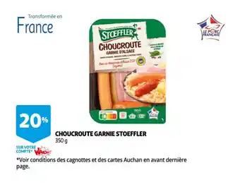 Auchan Choucroute garnie STOEFFLER offre