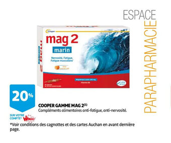 Auchan Cooper gamme mag 2 offre