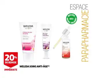 Auchan Weleda soins anti-âge offre