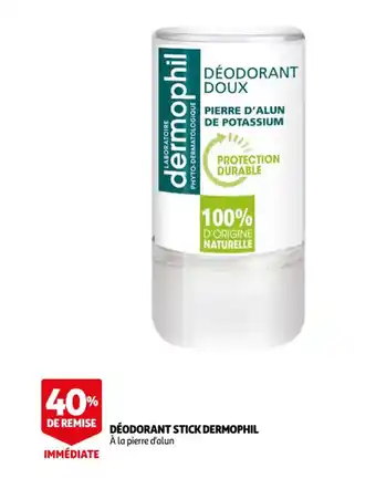 Auchan Déodorant stick DERMOPHIL offre